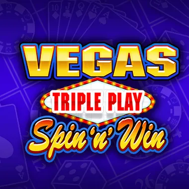 Vegas Triple Play Spin 'n' Win game tile