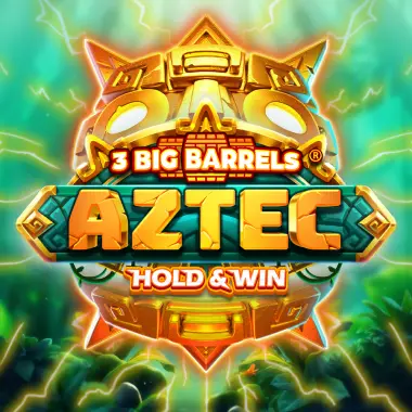 3 Big Barrels Aztec game tile